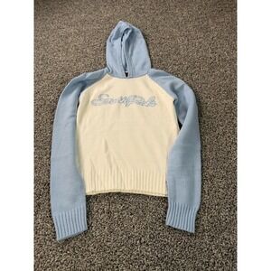 Vintage Y2K Southpole Pullover Hoodie Women's Size Small Blue